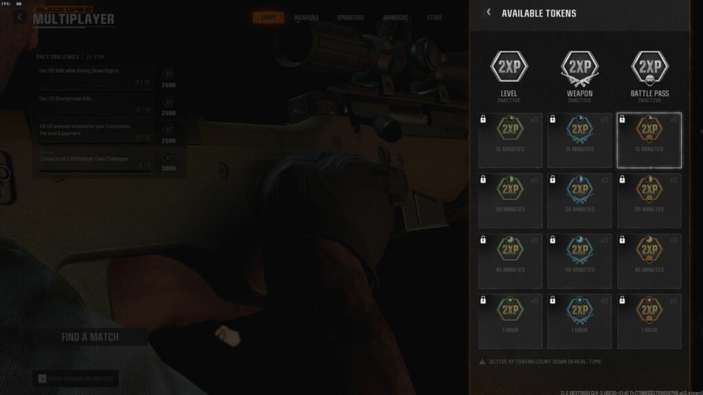 Level up fast in Black Ops 6 with double XP tokens