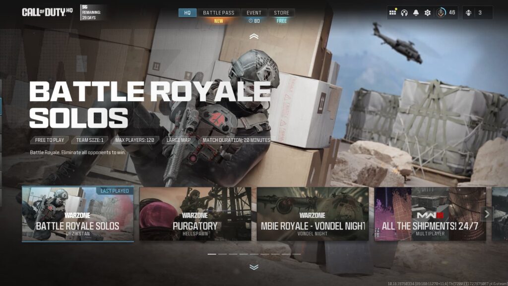 Call of Duty HQ Warzone