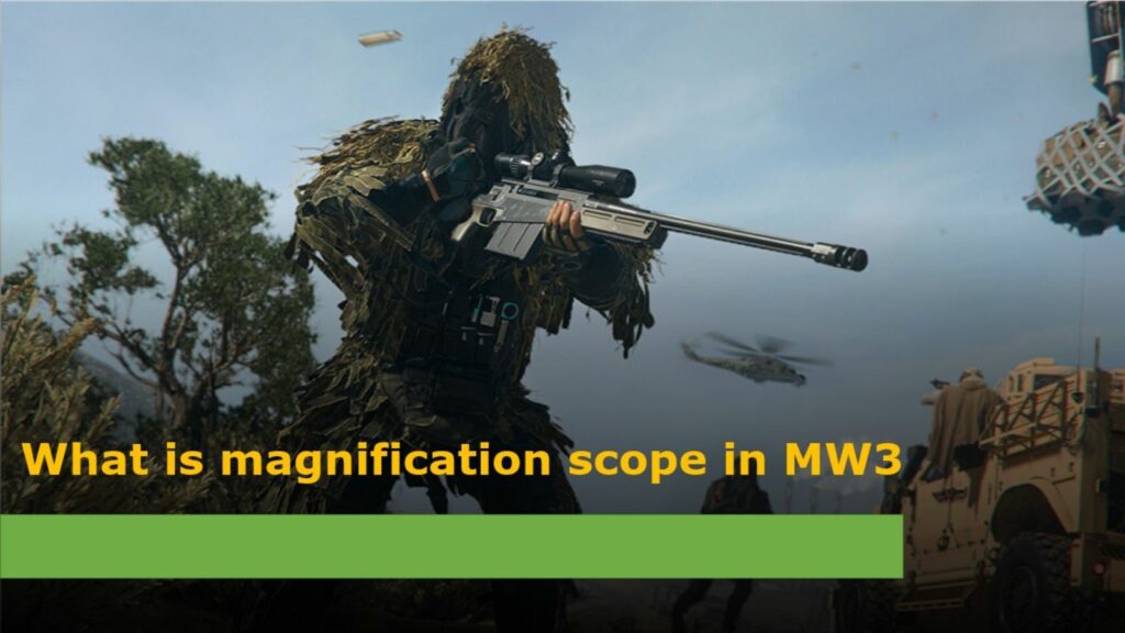 Sniper Operator in ONE Esports' image for magnification scope in Modern Warfare 3