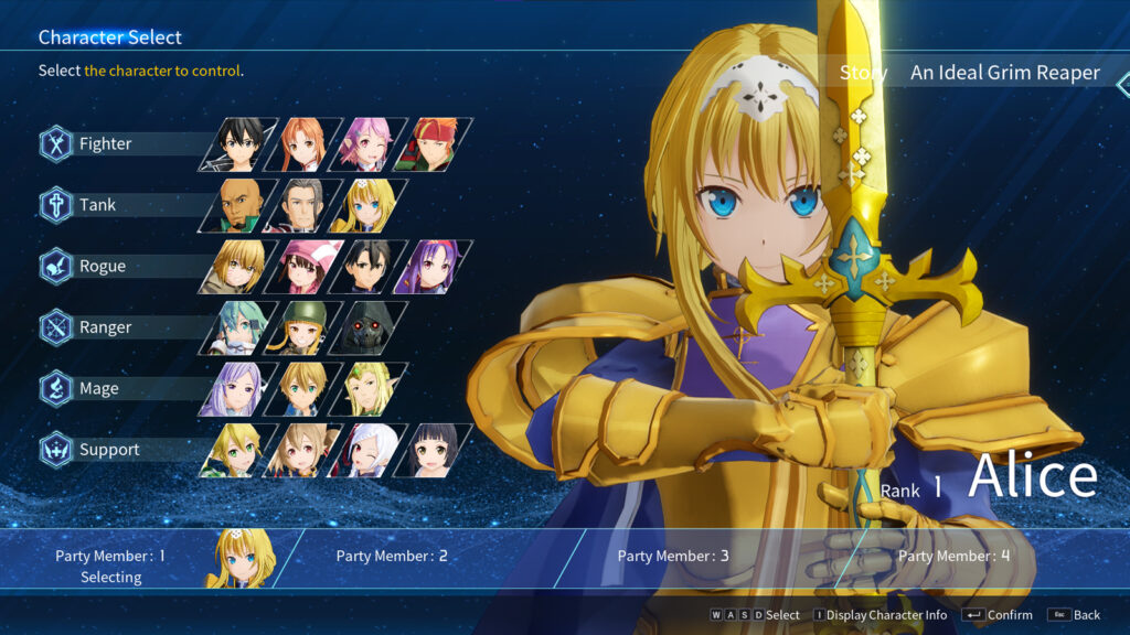 Alice from Sword Art Online Fractured Daydream
