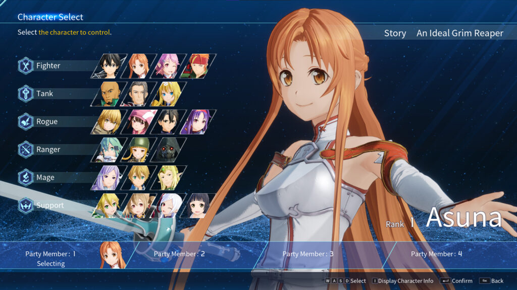 Asuna from Sword Art Online Fractured Daydream