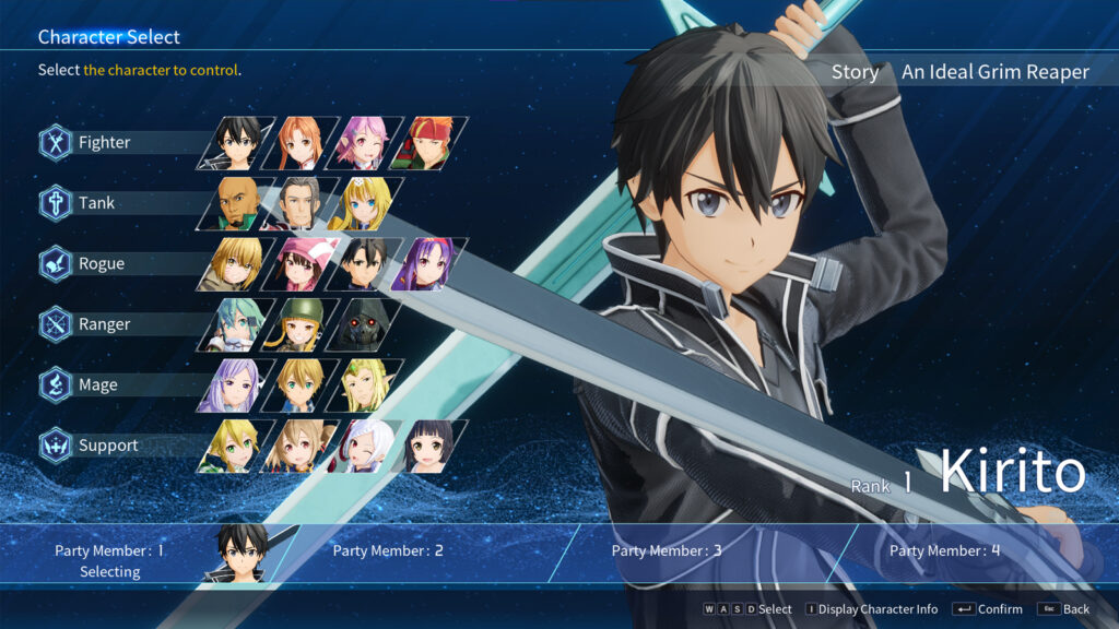 Kitito from Sword Art Online Fractured Daydream
