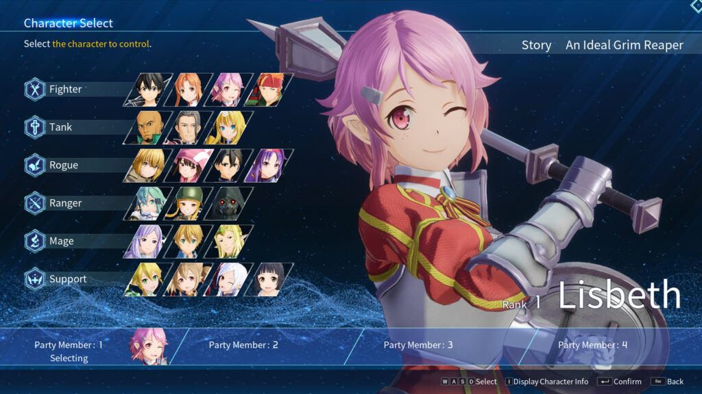 Lisbeth from Sword Art Online Fractured Daydream