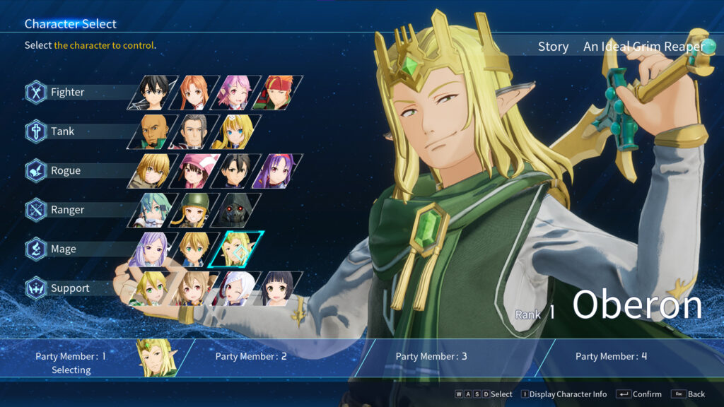 Oberon from Sword Art Online Fractured Daydream