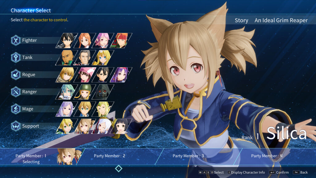 Silica from Sword Art Online Fractured Daydream