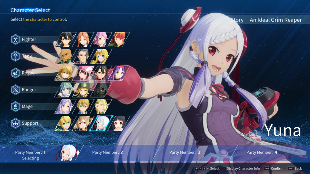 Yuna from Sword Art Online Fractured Daydream