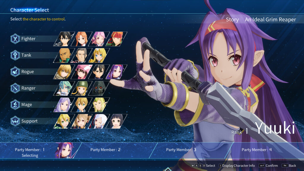 Yuuki from Sword Art Online Fractured Daydream
