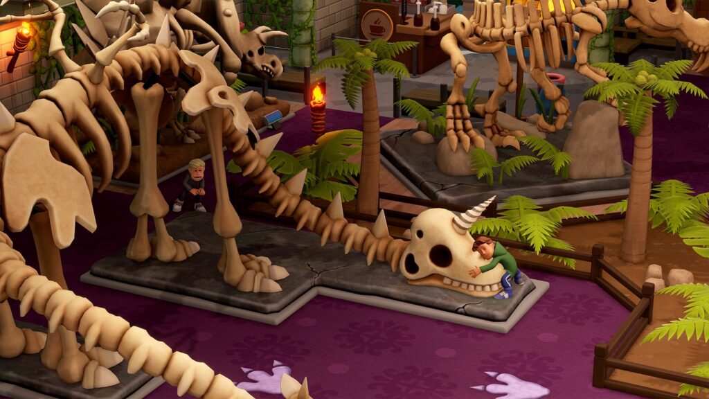 Two Point Museum Dinosaurs interaction