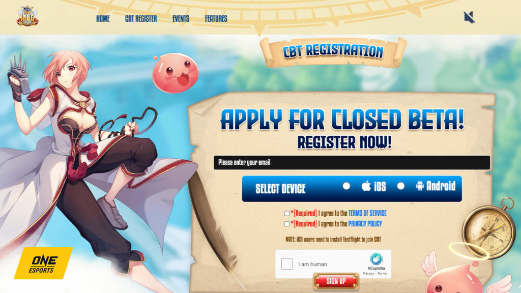 How to join Ragnarok Idle Adventure Closed Beta through official website