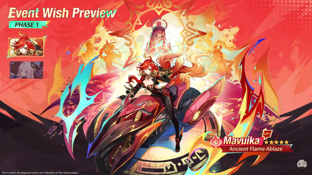 Genshin Impact 5.3 banners for phase 1 featuring Mavuika and Citlali