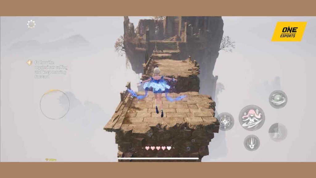 How to jump in Infinity Nikki: Bubbly Voyage dress floating in mid air