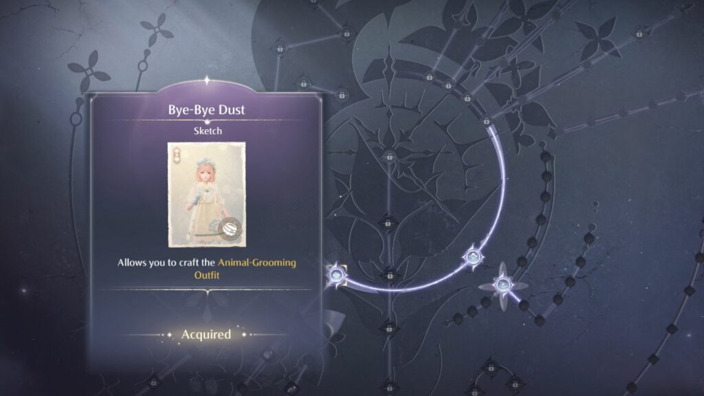 Bye-Bye dust sketch -- animal grooming outfit from Infinity Nikki