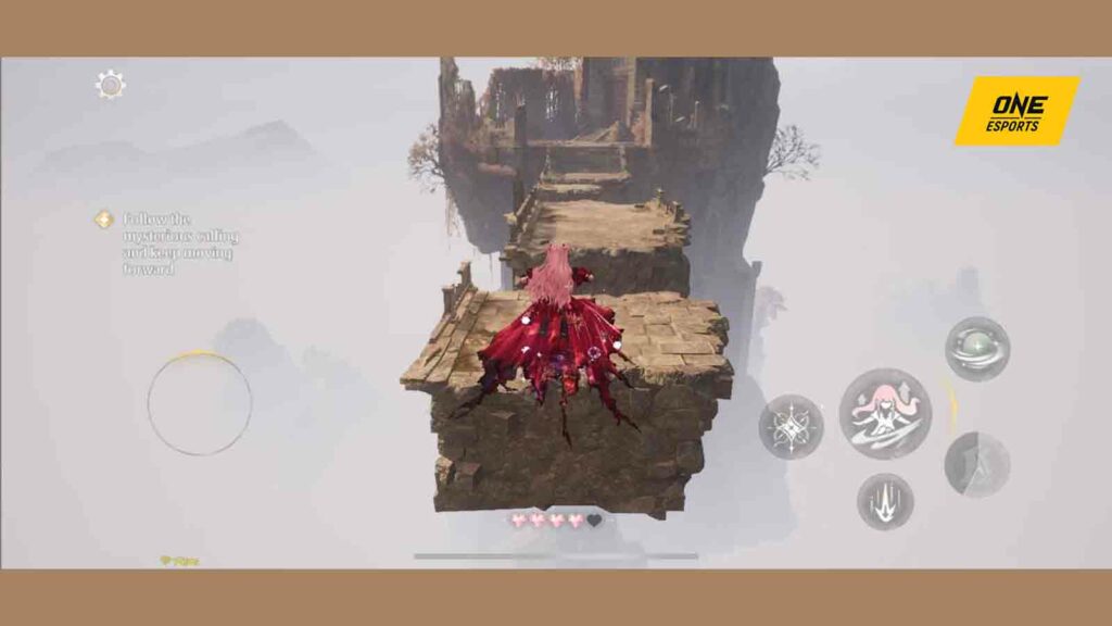 Infinity Nikki tutorial on how to jump showing character in mid air