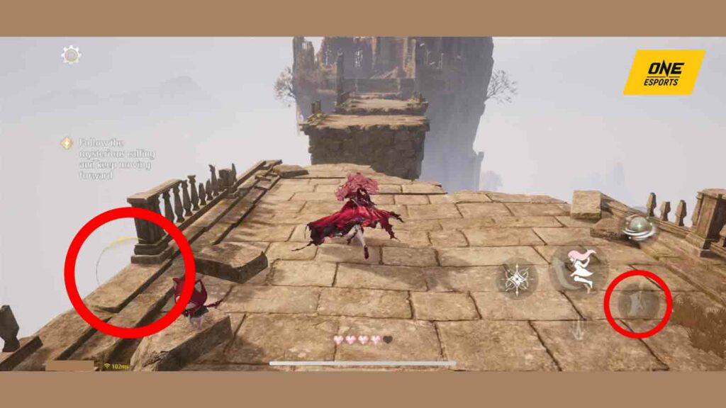 Infinity Nikki tutorial on jumping buttons to press