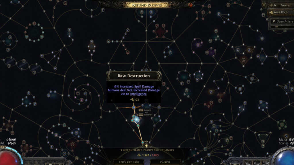 Path of Exile 2 passive skill tree