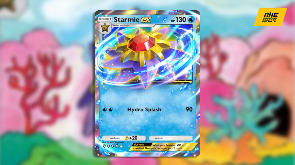 Starmie EX card from Pokemon TCG Pocket -- starmie ex deck
