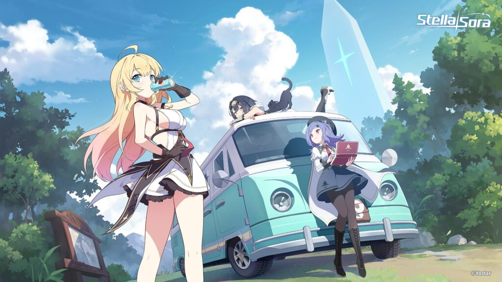 New Star Guild members in Stella Sora