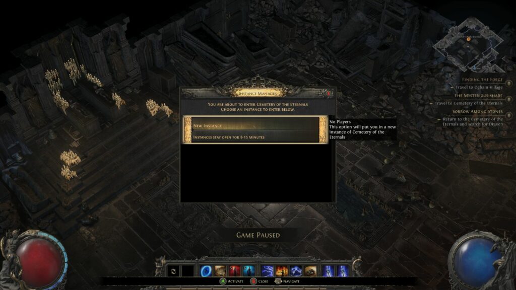 Path of Exile 2 failed to join any instances