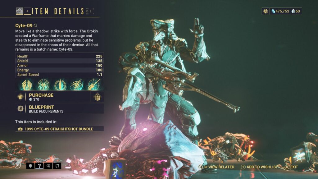 Warfame Cyte-09 bundle