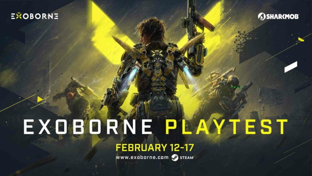 Exoborne playtest key visual for February 2025