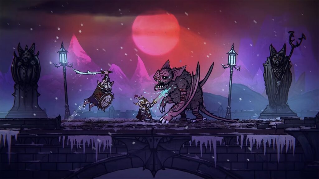 Tails of Iron 2 Whiskers of Winter gameplay screencap