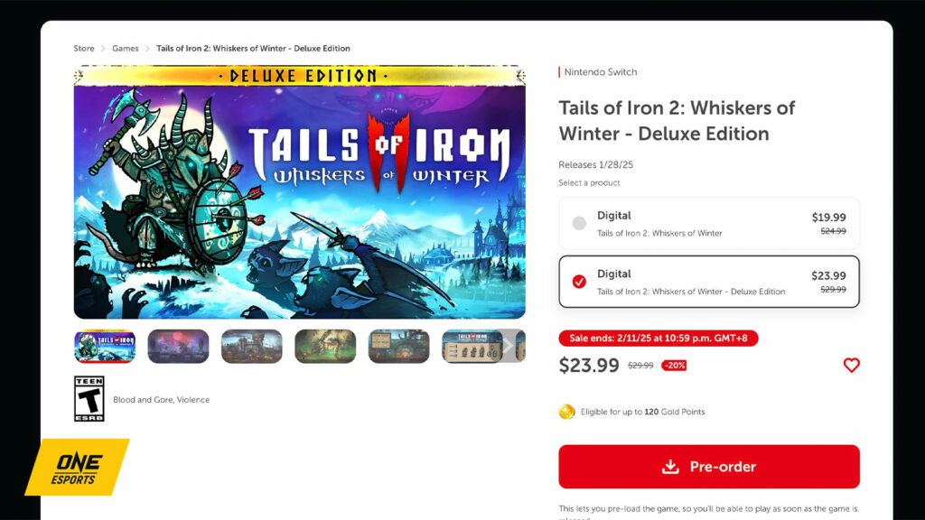 Tails of Iron 2 Whiskers of Winter preorder