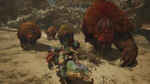 Monster Hunter Wilds Hunter in combat