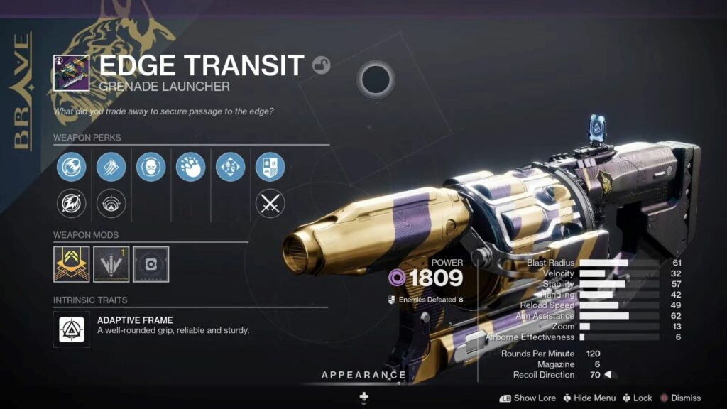 Destiny 2 best heavy grenade launchers Edge Transit