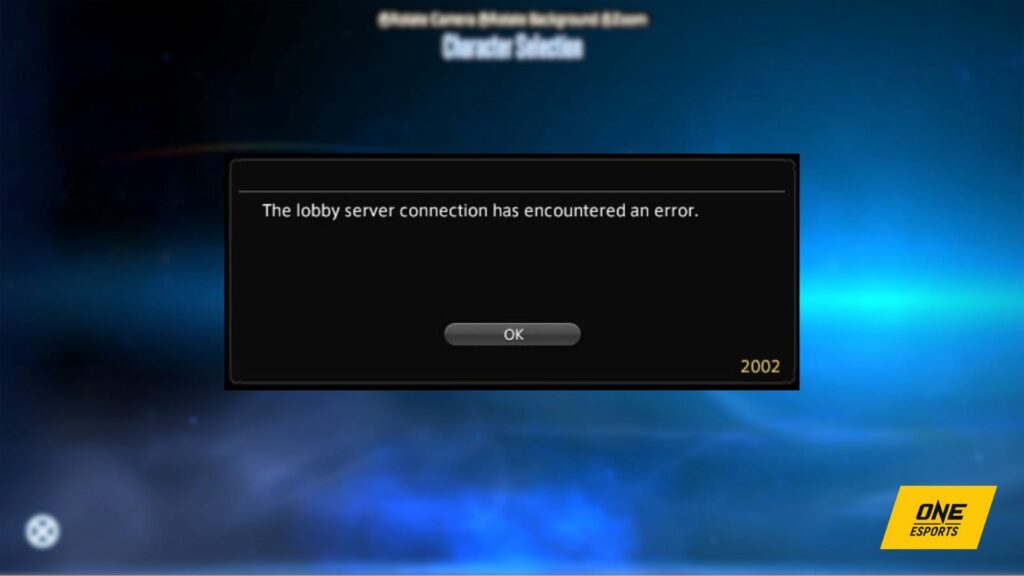 FFXIV 2002 error fix