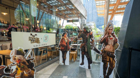 Monster Hunter x Japan Rail Cafe entrance