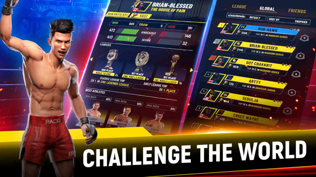 ONE Championship and Animoca Brands’ subsidiary Notre Game launch ‘ONE Fight Arena’ mobile game ONE Fight Arena leaderboard