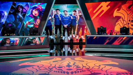 LEC EMEA 2025 Spring Split Week 5 Day 3 at the Riot Games Arena on April 28 2025 in Berlin, Germany