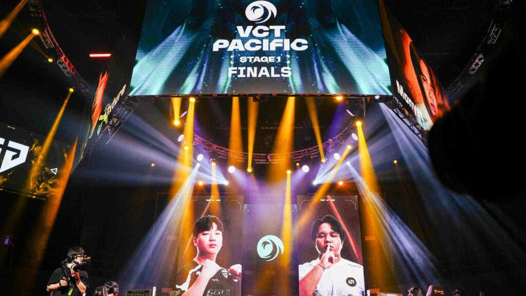 VCT Pacific Stage 1 2025 grand final stage RRQ vs Gen.G