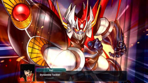 Super Robot Wars Y Koji saying Dynamite Tackle