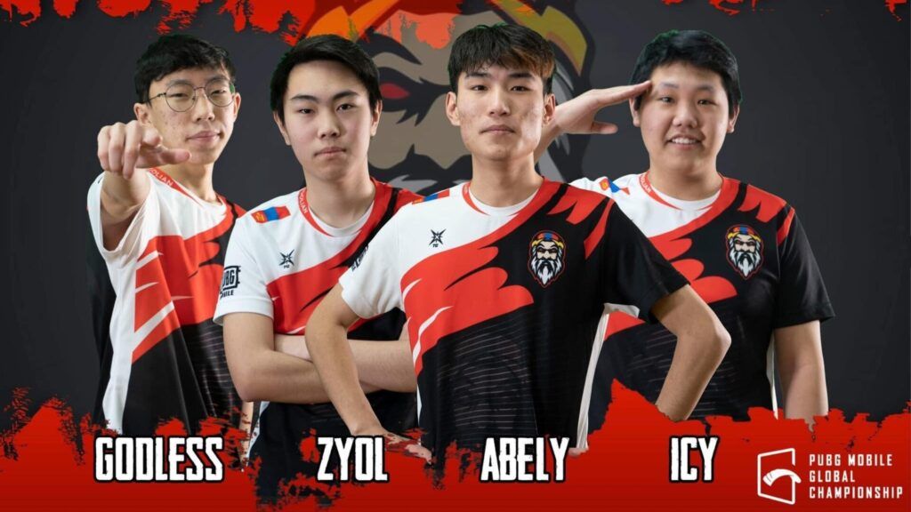 PUBG Mobile ZEUS ESPORTS Mongolia PMGC 2020 Roster