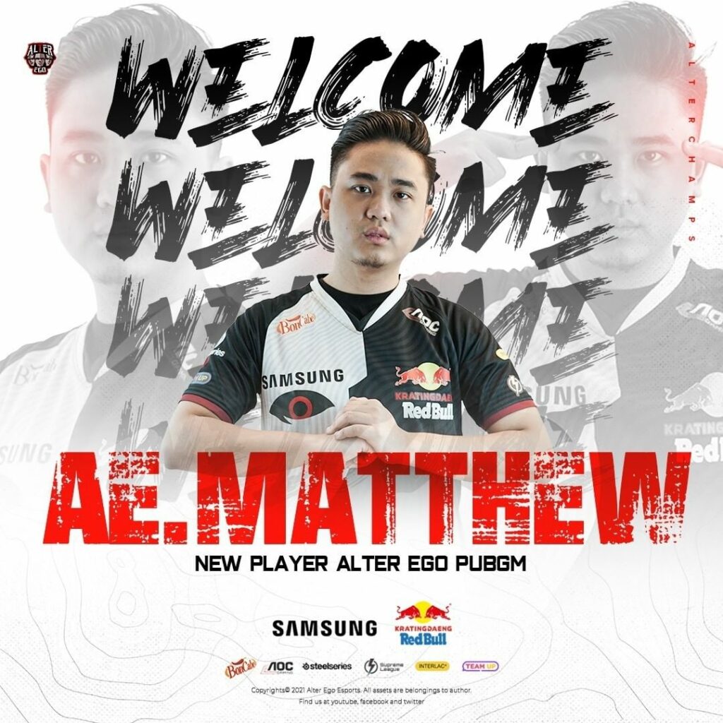 PUBG Mobile, Matthew, Alter Ego