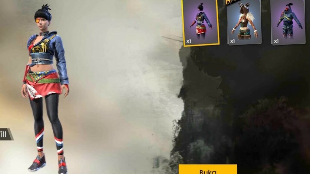 Free Fire Bundle Tempered Will