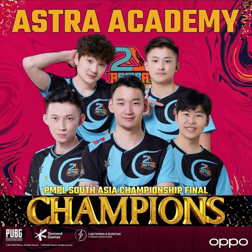 PUBG Mobile Mongolia WildCard Astra Academy PMPL SA Finals 2021 Juara