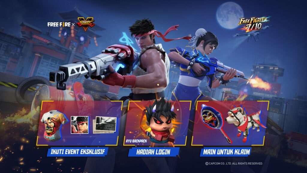 Free Fire, Street Fighter V