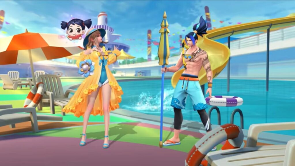 Mobile Legends: Bang Bang MLBB summer limited skins, Summer Waves Zilong and Summer Breeze Guinevere