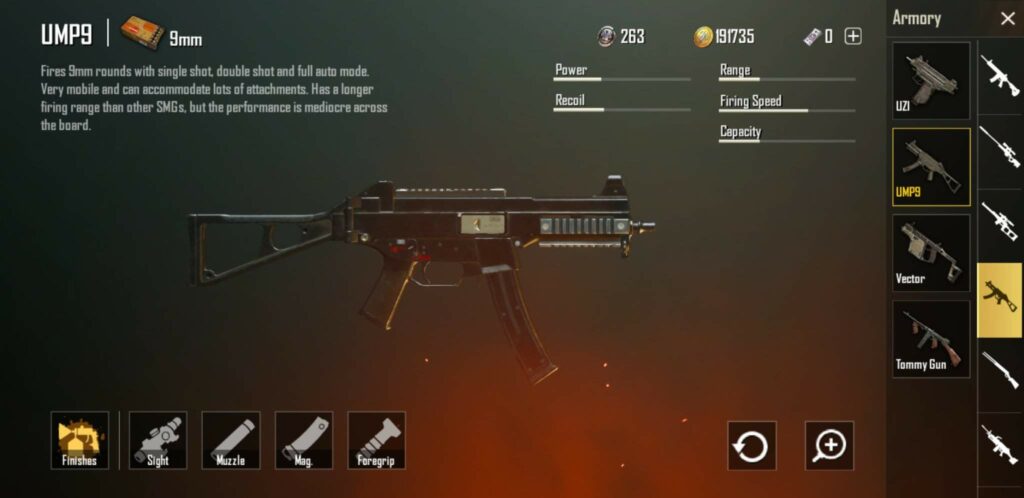PUBG Mobile, Weapon with low recoil