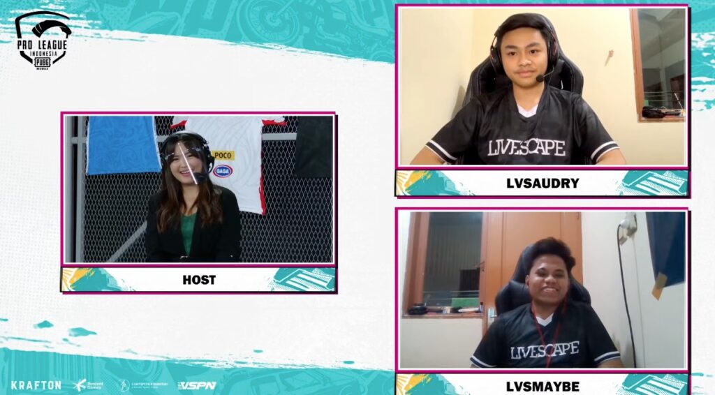 Dua bintang LIVESCAPE Audry dan Maybe bahas rival di PMPL ID Season 4.