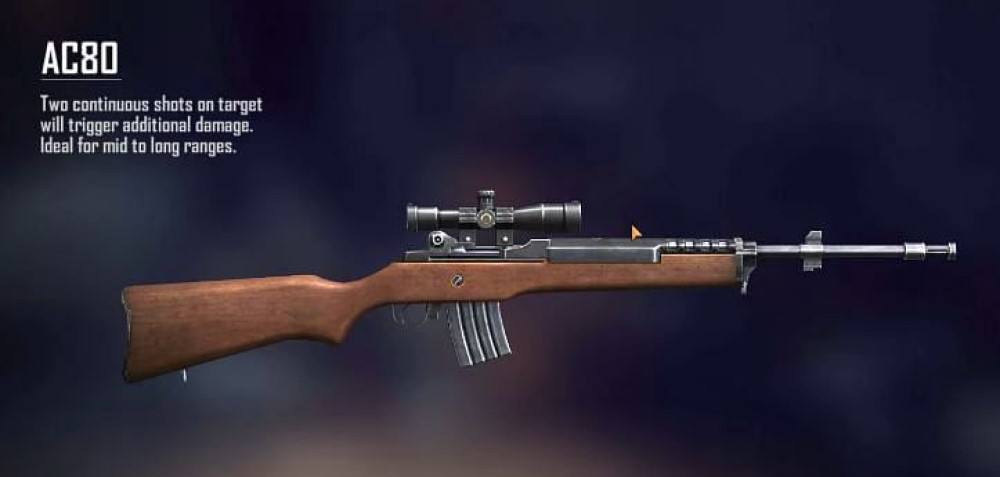 Free Fire, AC80, Marksmen Riffle