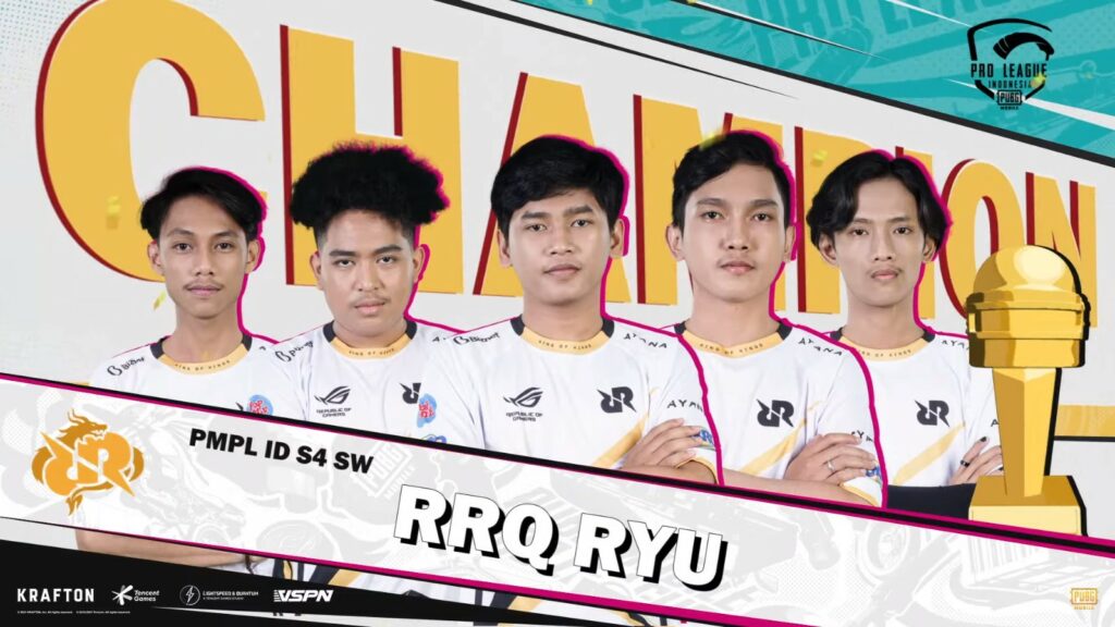 PUBG, RRQ Ryu, Juara regular season PMPL ID S4