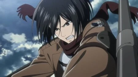 Attack on Titan's Mikasa Ackerman tops the list of anime characters whoalways wear a scarf