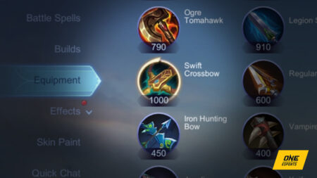 Item baru MLBB Swift Crossbow