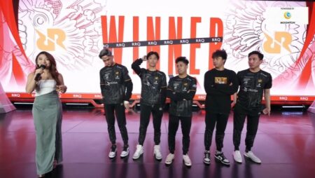 RRQ juara MPL ID S12, Mobile Legends, RRQ, MPL ID S12, EVOS Legends, Lemon, Dyrenn