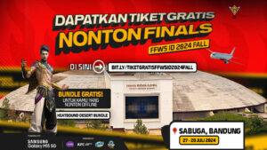 Tiket final FFWS ID Fall 2024, Free Fire