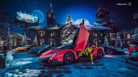 Skin mobil Free Fire, Free Fire x Lamborghini, Free Fire