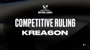 krea6oN banned from VCT 2022: Stage 2 Cover